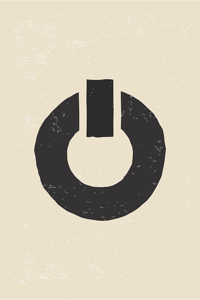 Black Minimal Shapes Series #8 art print by Jay Stanley for $57.95 CAD