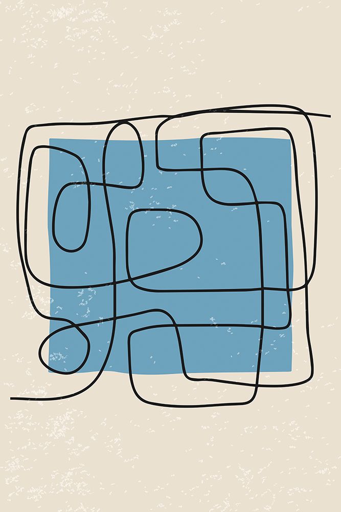 Blue Backed Lines art print by Jay Stanley for $57.95 CAD