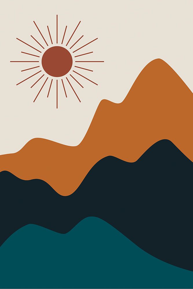 Boho Mountain Series #2 art print by Jay Stanley for $57.95 CAD