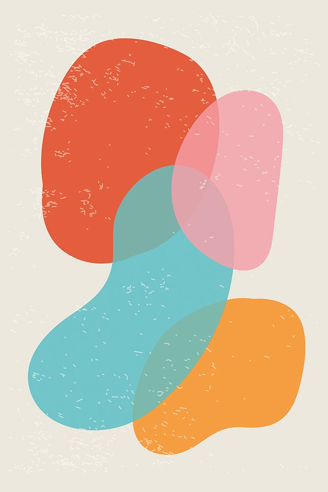 Bright Abstract Shapes #3 art print by Jay Stanley for $57.95 CAD