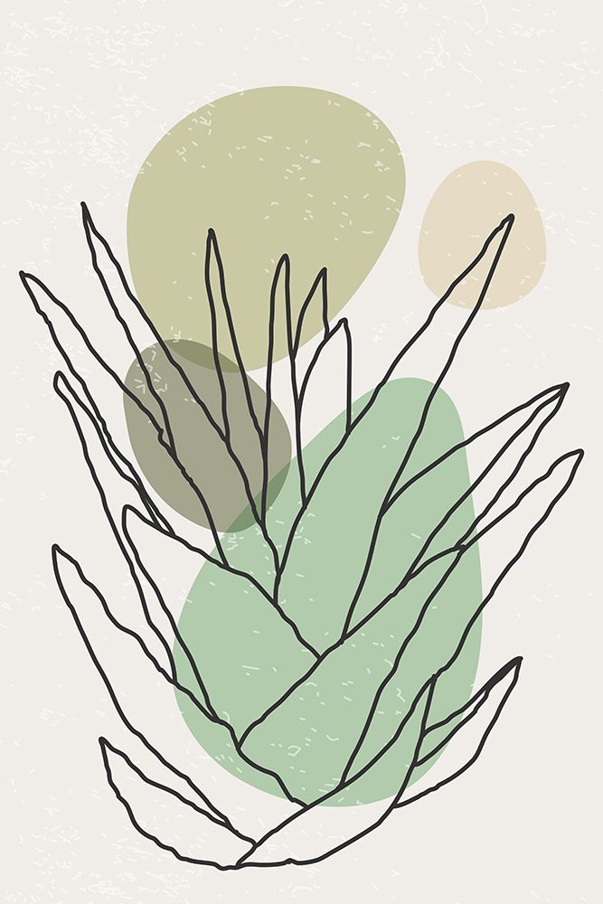 Color Abstract Agave #2 art print by Jay Stanley for $57.95 CAD