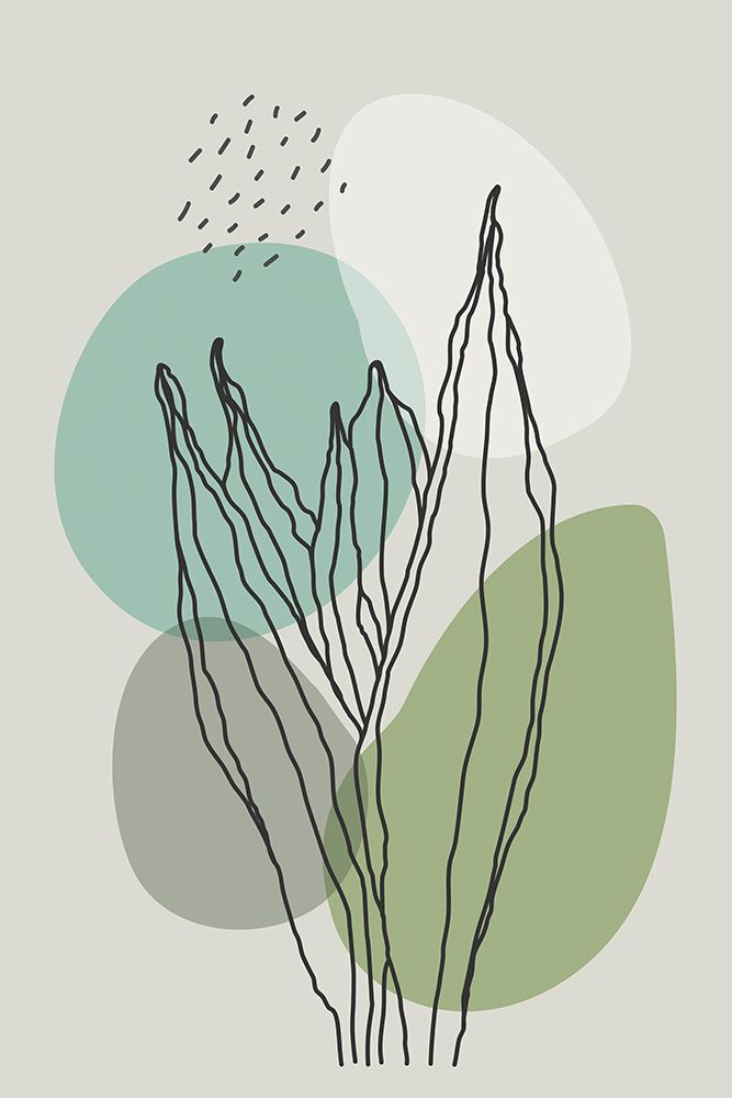 Color Abstract Plants #2 art print by Jay Stanley for $57.95 CAD