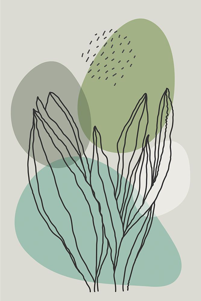 Color Abstract Plants #1 art print by Jay Stanley for $57.95 CAD