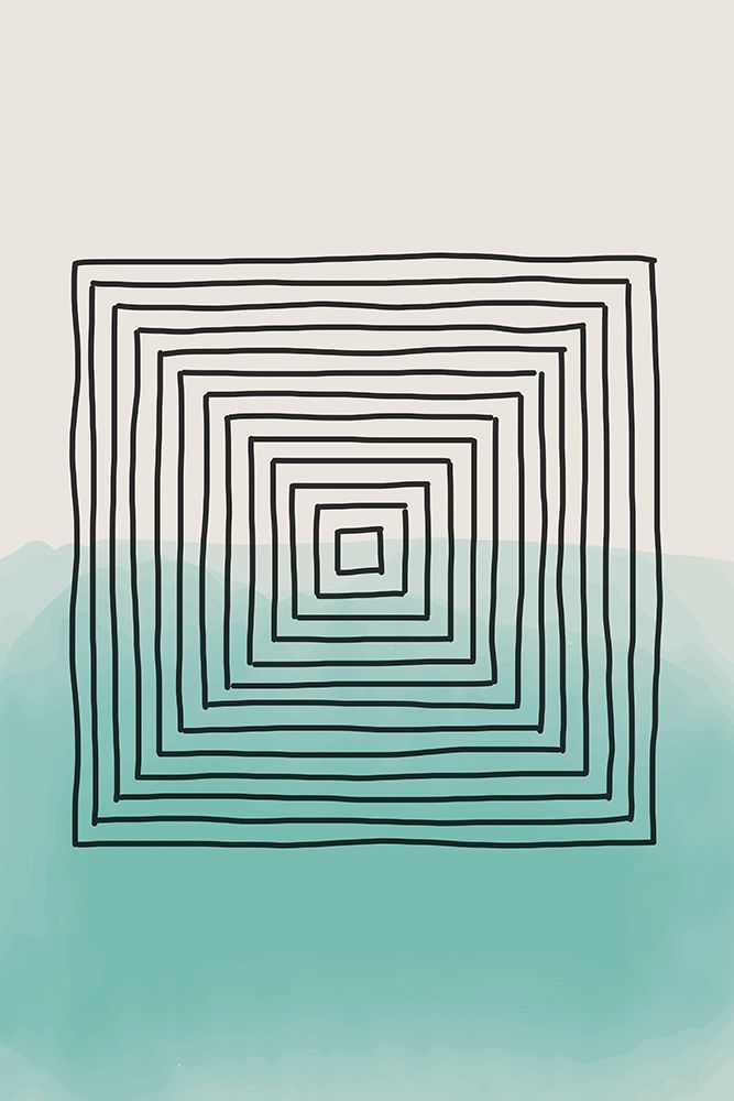 Light Green Watercolor Shapes #2 art print by Jay Stanley for $57.95 CAD