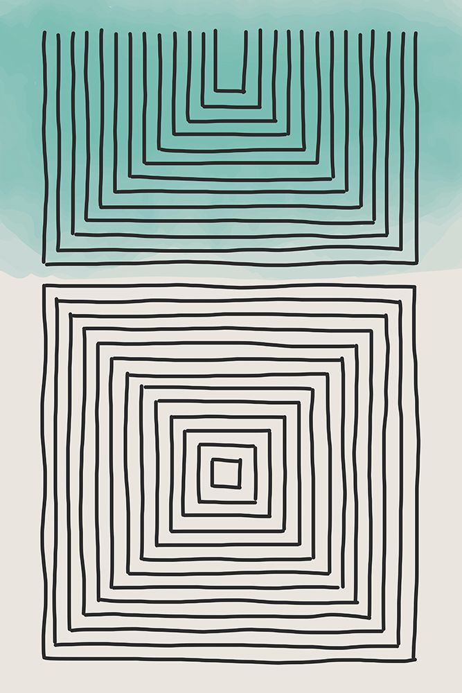 Light Green Watercolor Shapes #1 art print by Jay Stanley for $57.95 CAD
