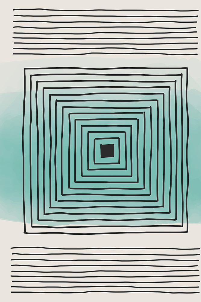 Light Green Watercolor Shapes #4 art print by Jay Stanley for $57.95 CAD