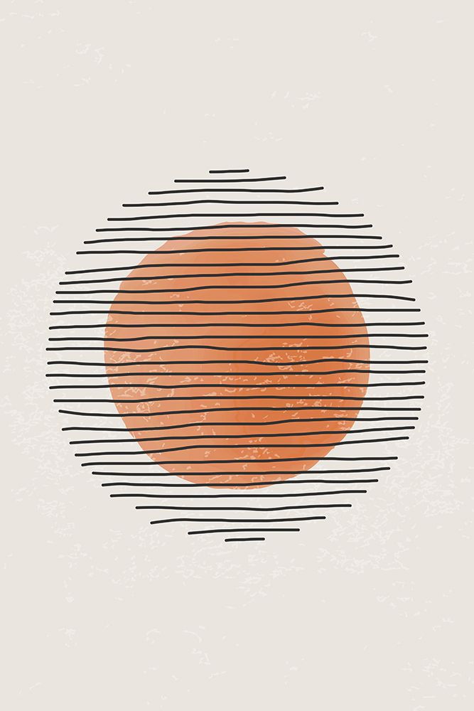 Orange Watercolor Shapes Series #2 art print by Jay Stanley for $57.95 CAD