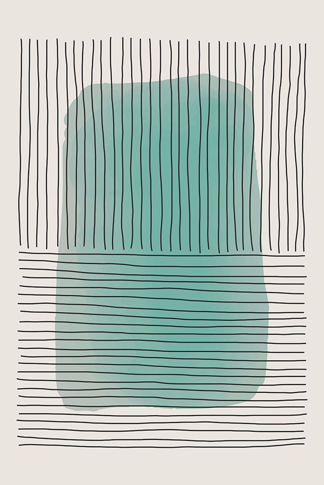Pale Green Minimal Shapes Series #1 art print by Jay Stanley for $57.95 CAD