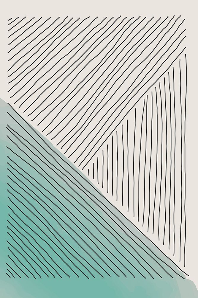 Pale Green Minimal Shapes Series #2 art print by Jay Stanley for $57.95 CAD