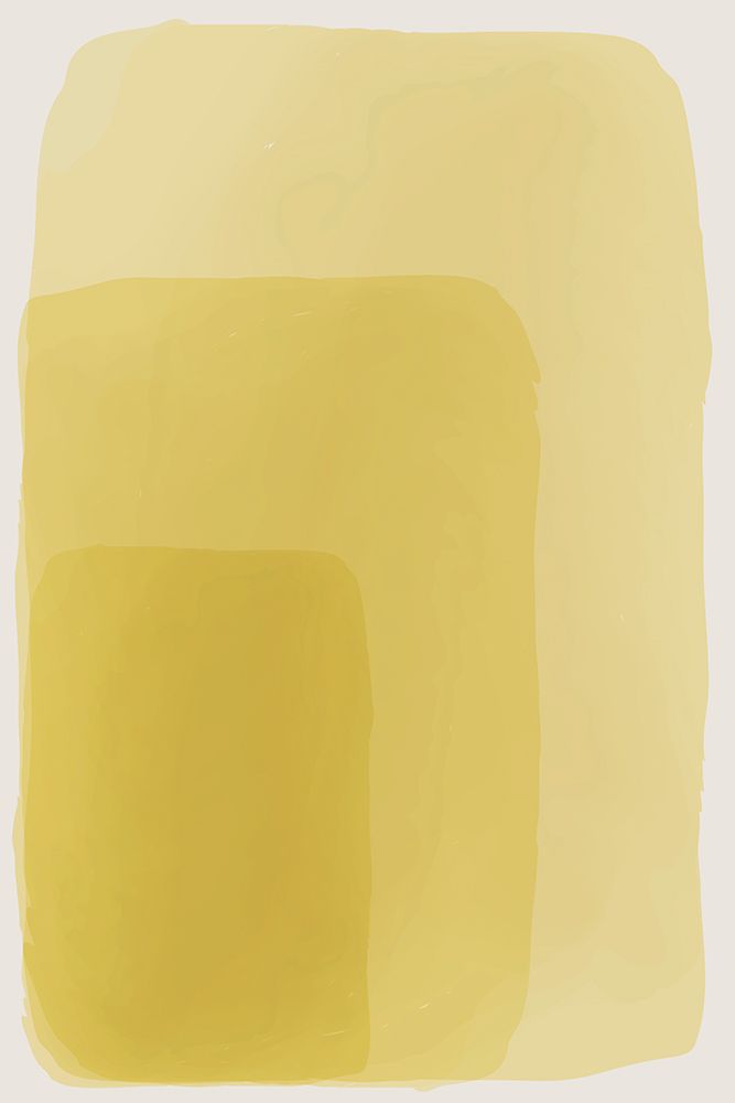 Yellow Watercolor Shapes #2 art print by Jay Stanley for $57.95 CAD