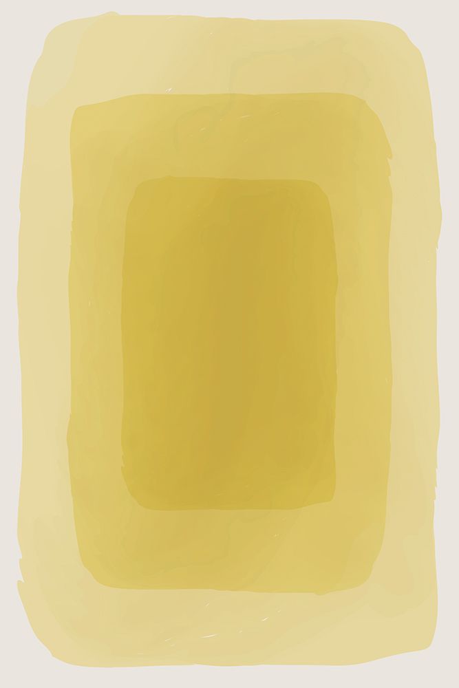 Yellow Watercolor Shapes #3 art print by Jay Stanley for $57.95 CAD