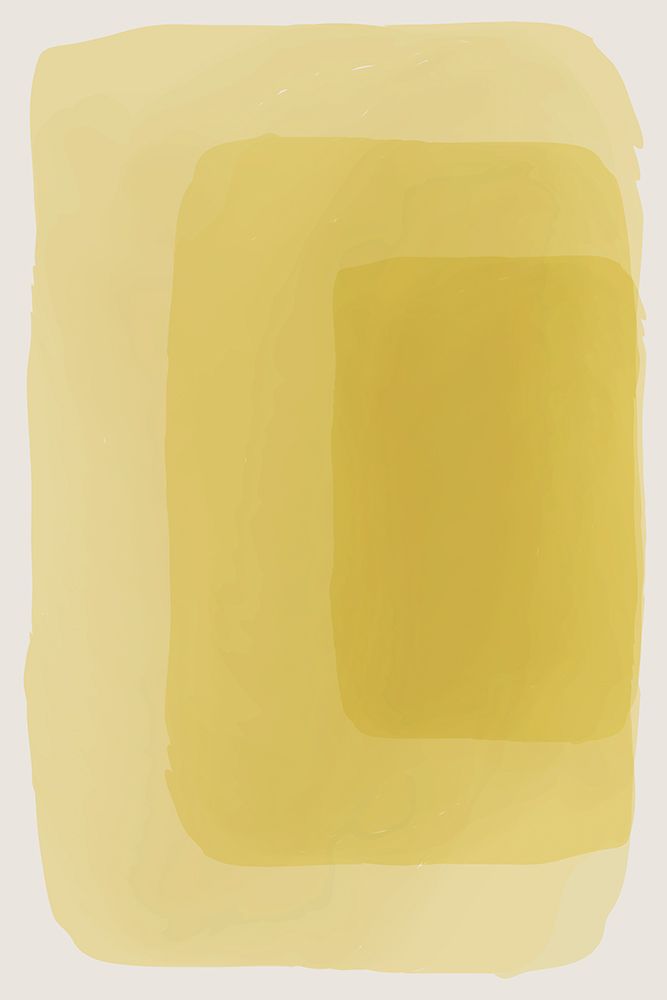 Yellow Watercolor Shapes #4 art print by Jay Stanley for $57.95 CAD