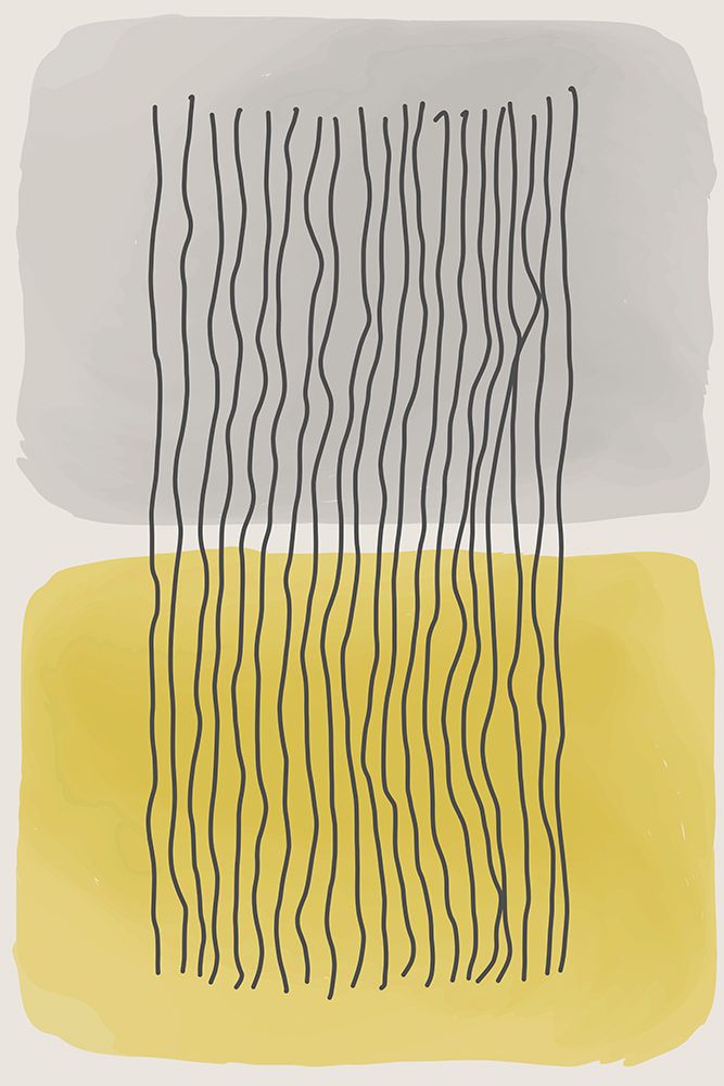 Yellow Watercolor Shapes Series #2 art print by Jay Stanley for $57.95 CAD
