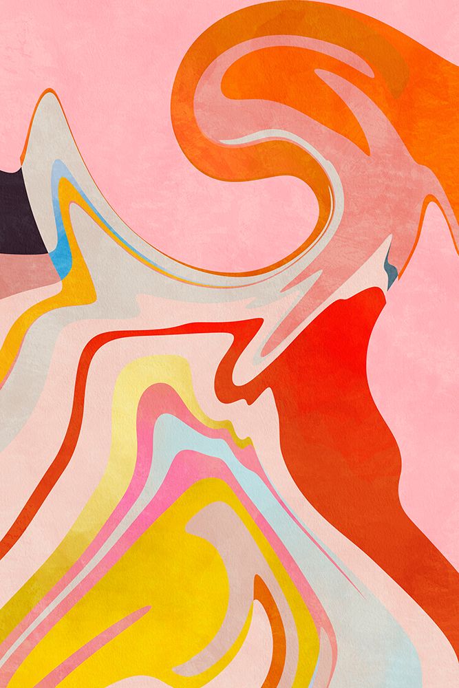 Organic Bauhaus Waved2 art print by Ana Rut Bre for $57.95 CAD
