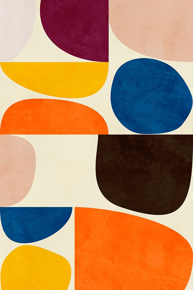 Vivid Bauhaus art print by Ana Rut Bre for $57.95 CAD