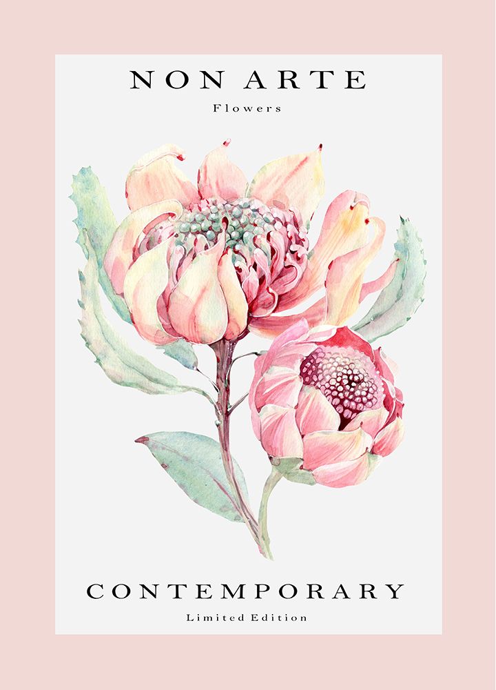 Non Arte rose flower art print by Rikke Londager Boisen for $57.95 CAD