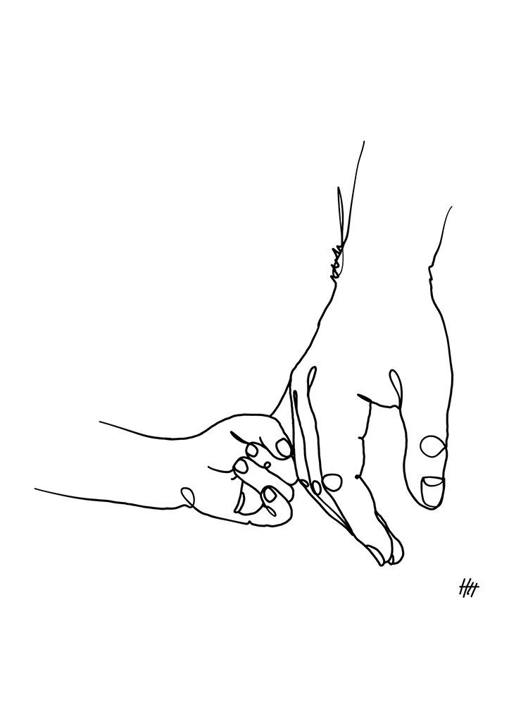 Father and Daughter art print by Hanna Lee Tidd for $57.95 CAD