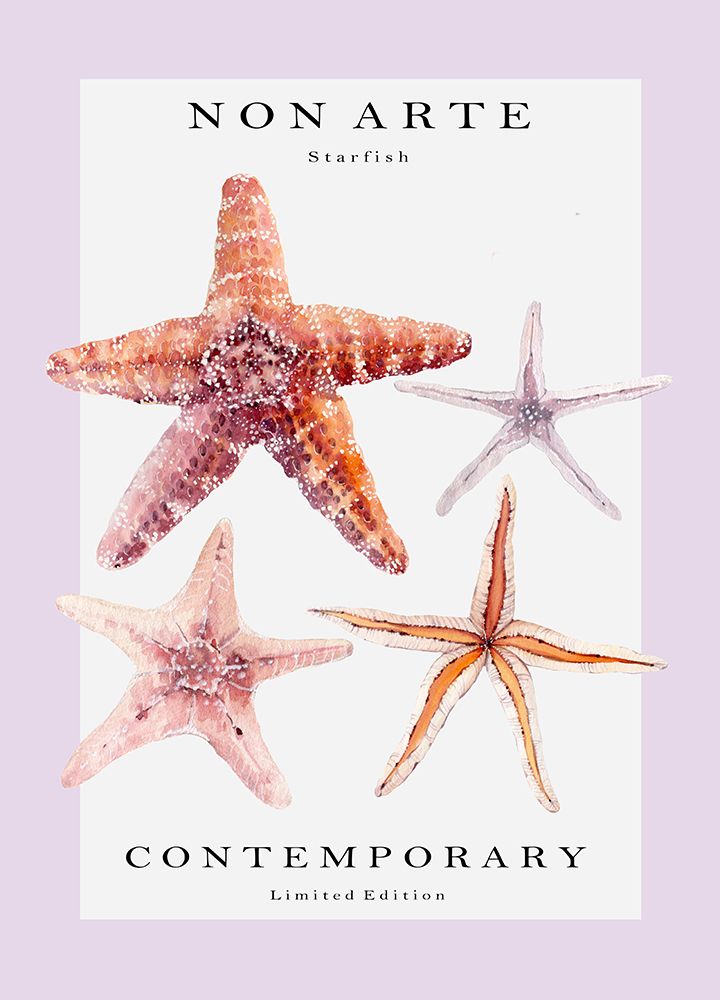 Non Arte Starfish art print by Rikke Londager Boisen for $57.95 CAD