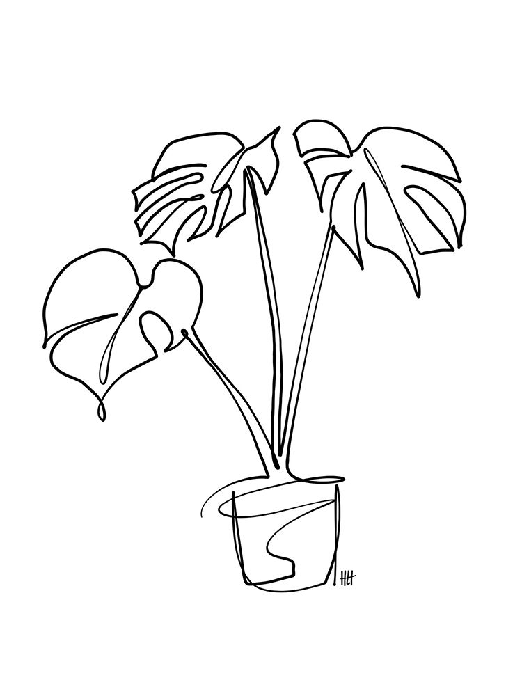 House Plant art print by Hanna Lee Tidd for $57.95 CAD