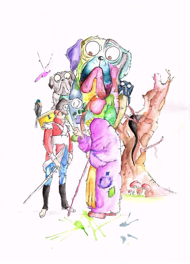 The Tinder box Illustration art print by Rikke Londager Boisen for $57.95 CAD