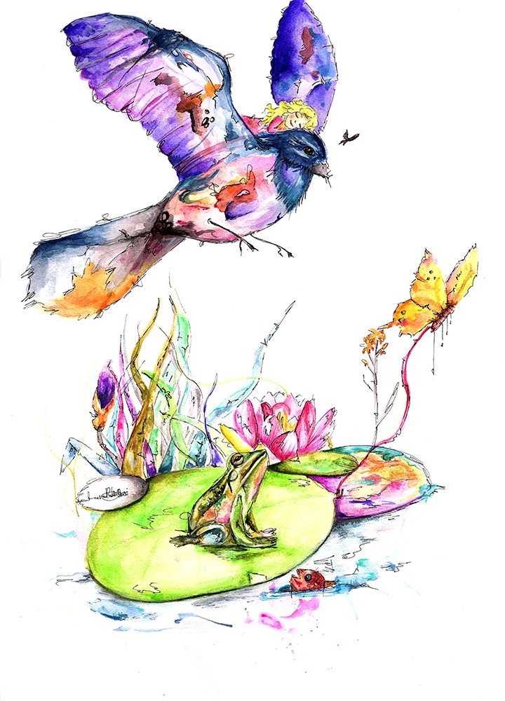 Thumbelina art print by Rikke Londager Boisen for $57.95 CAD