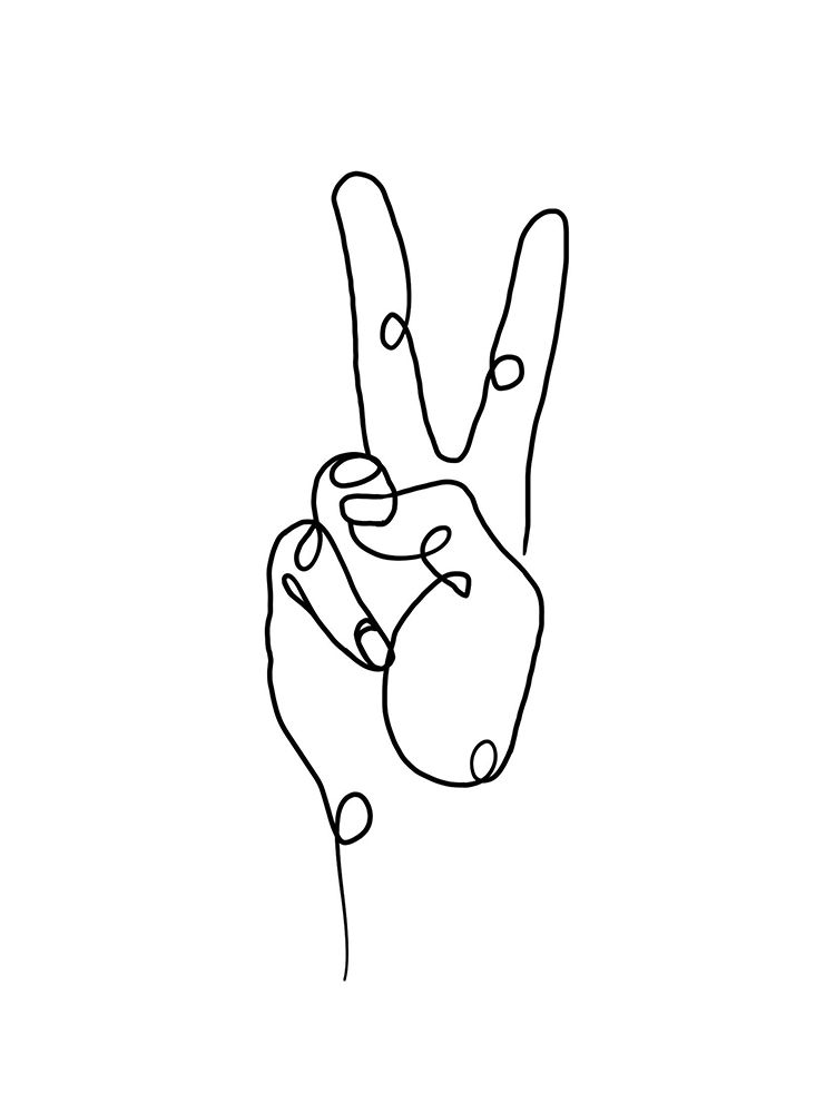 Peace and Love Always art print by Hanna Lee Tidd for $57.95 CAD