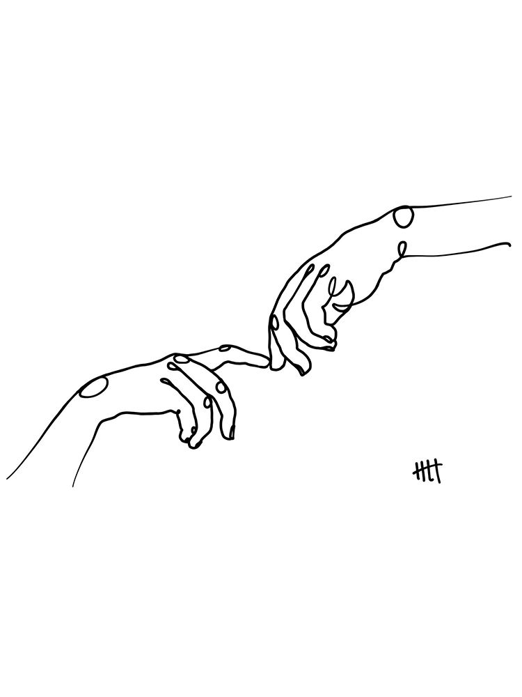 Touch art print by Hanna Lee Tidd for $57.95 CAD