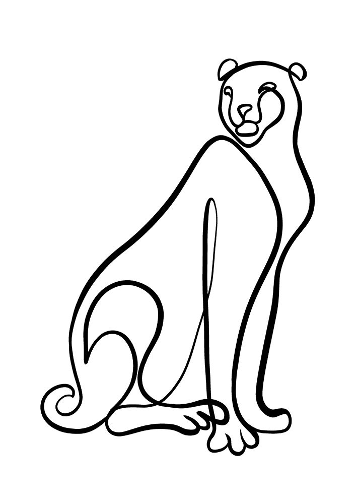 The Cheetah art print by Hanna Lee Tidd for $57.95 CAD
