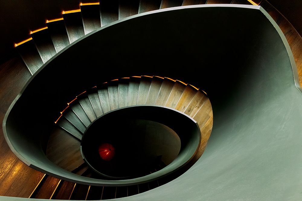 Modern Spiral Staircase art print by konglingming for $57.95 CAD