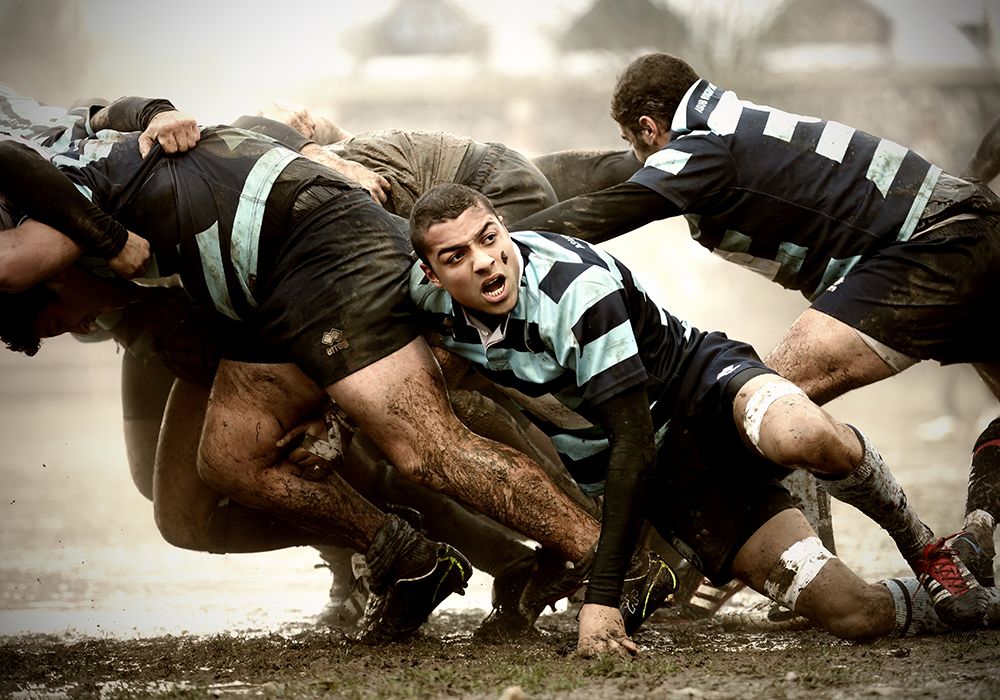 Old-Style Rugby art print by Dan Marasescu for $57.95 CAD