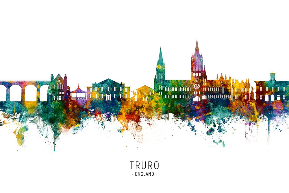 Truro England Skyline art print by Michael Tompsett for $57.95 CAD