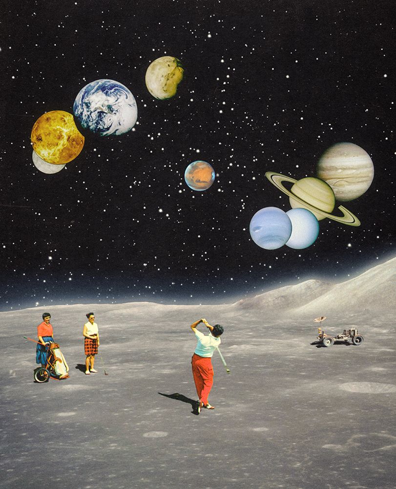 Space Golf art print by Taudalpoi for $57.95 CAD