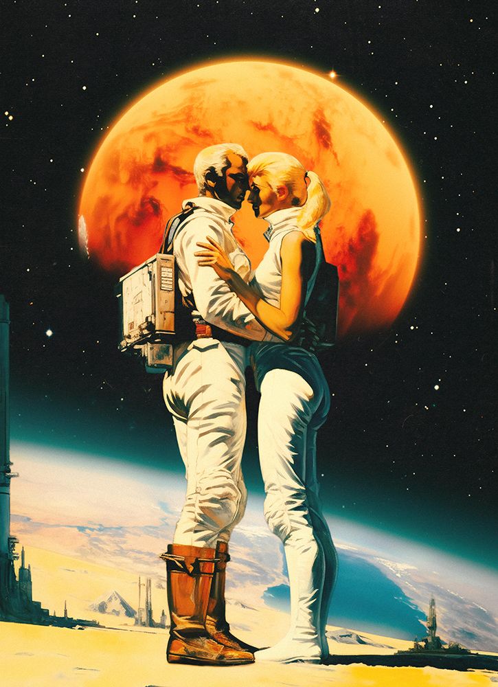 Intergalactic Love art print by Taudalpoi for $57.95 CAD