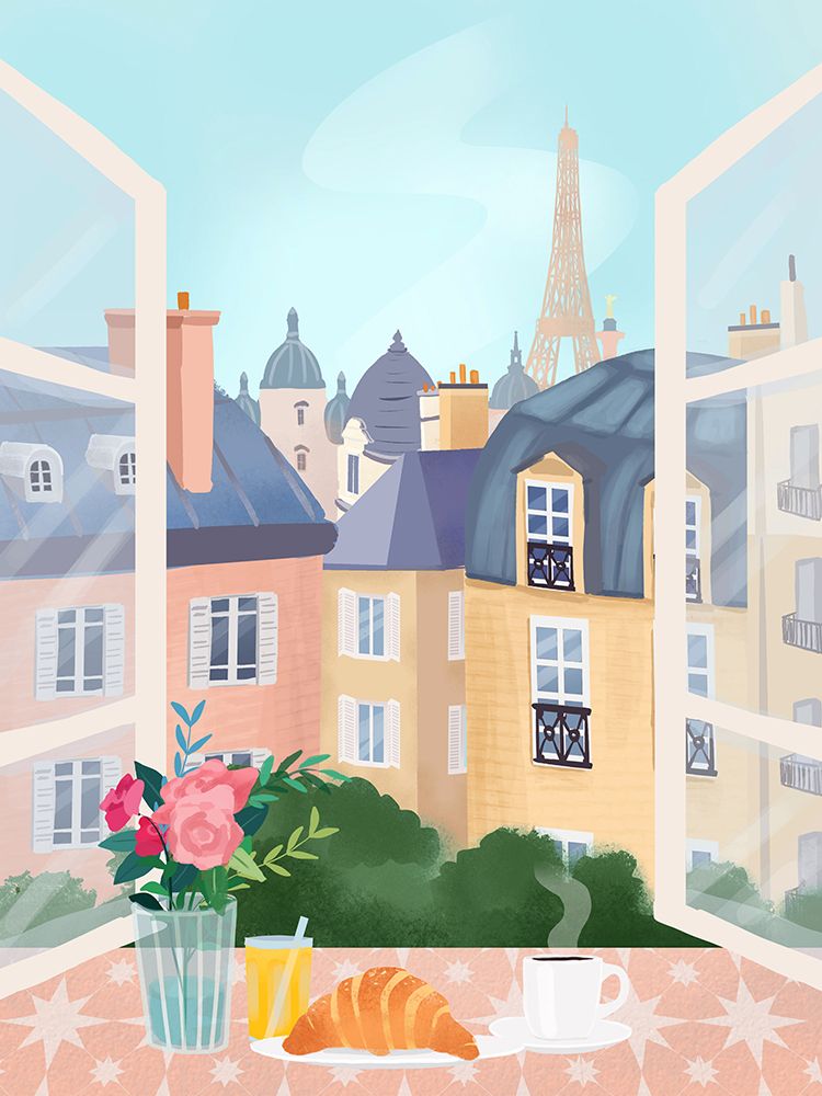 Paris art print by Petra Lizde for $57.95 CAD
