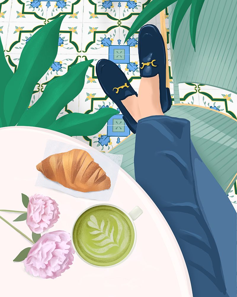 Cafe art print by Petra Lizde for $57.95 CAD