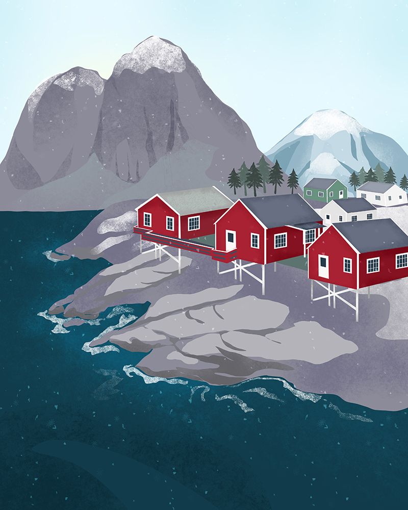 Norway art print by Petra Lizde for $57.95 CAD