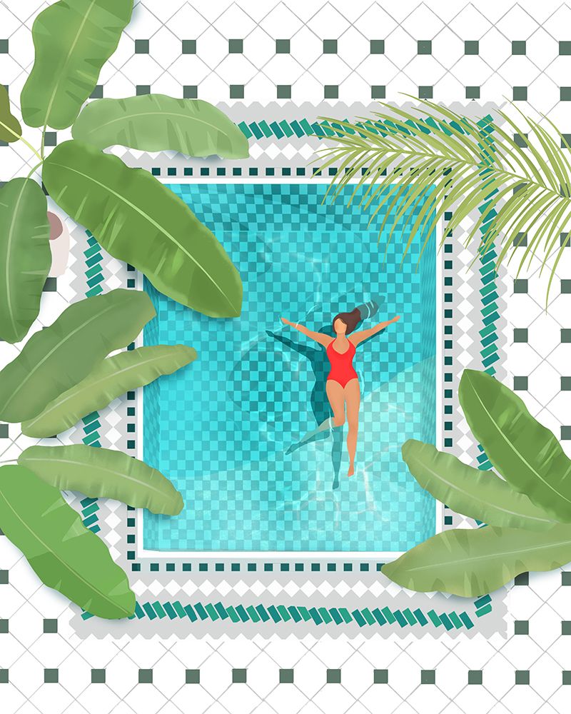 Riad Pool art print by Petra Lizde for $57.95 CAD