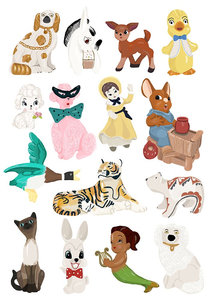 Kitsch Print art print by Hanna Melin for $57.95 CAD
