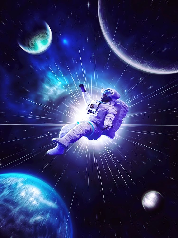 Astro Travel art print by Ritvik Takkar for $57.95 CAD