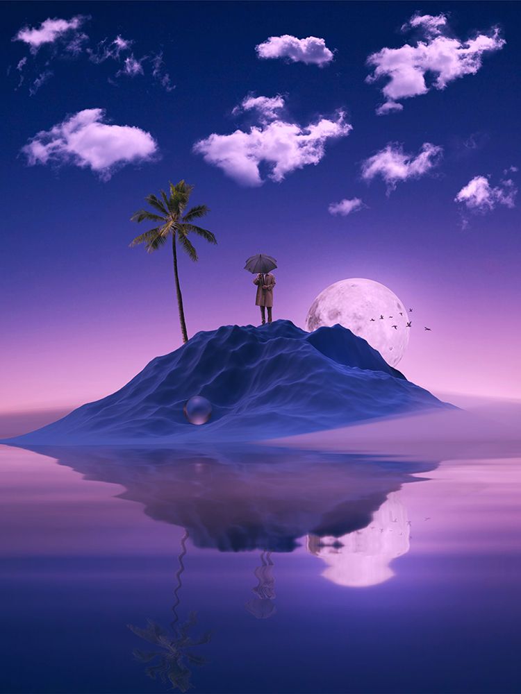Mirroring art print by Ritvik Takkar for $57.95 CAD