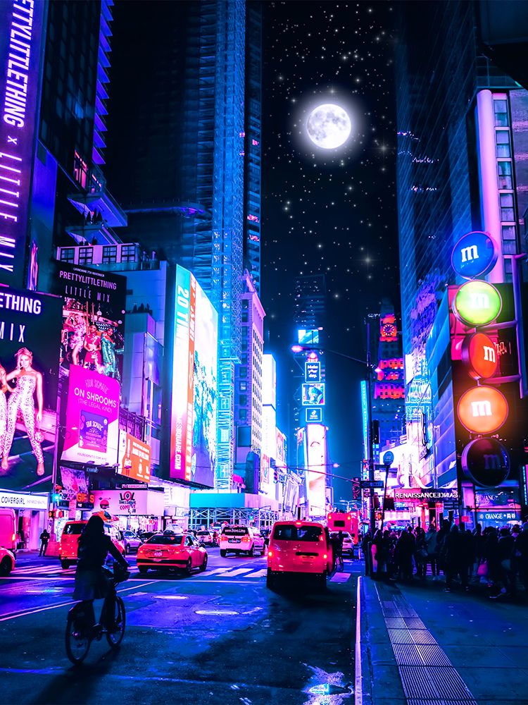 Moon City art print by Ritvik Takkar for $57.95 CAD