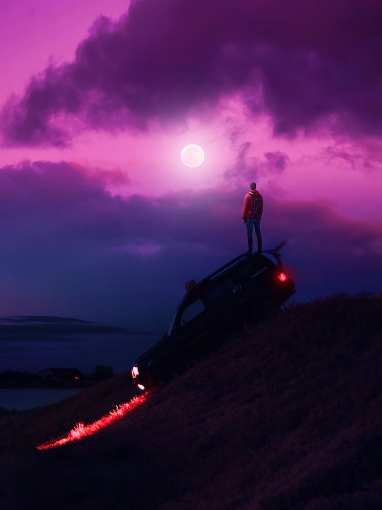 Nightcall art print by Ritvik Takkar for $57.95 CAD