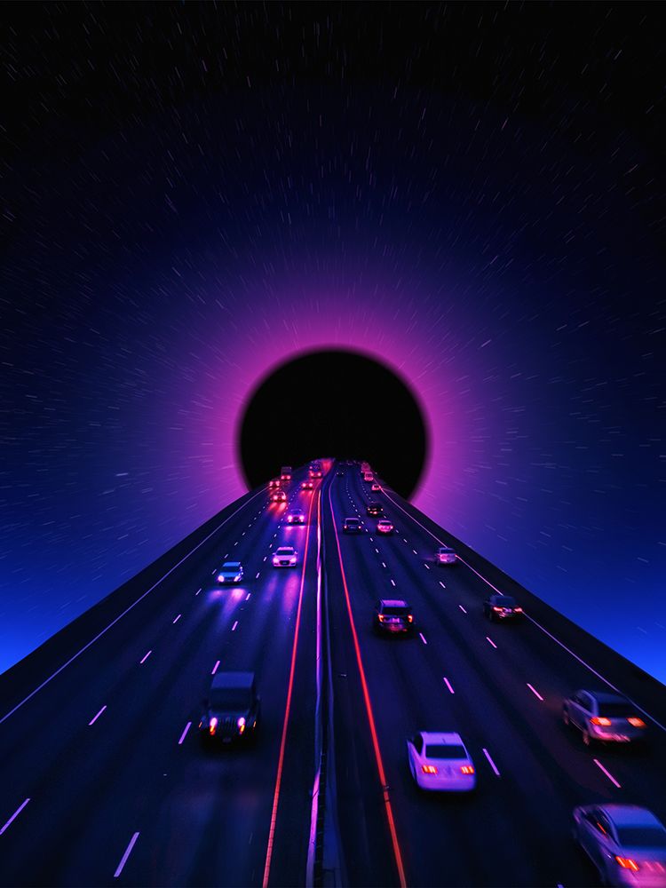Space Highway art print by Ritvik Takkar for $57.95 CAD