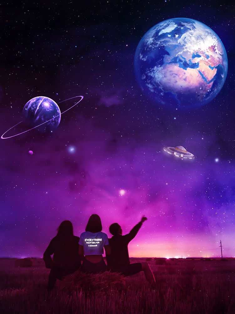 Ufo Sightseeing art print by Ritvik Takkar for $57.95 CAD