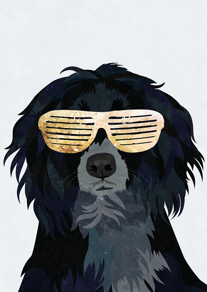 Hiphop Cockerspaniel art print by Sarah Manovski for $57.95 CAD