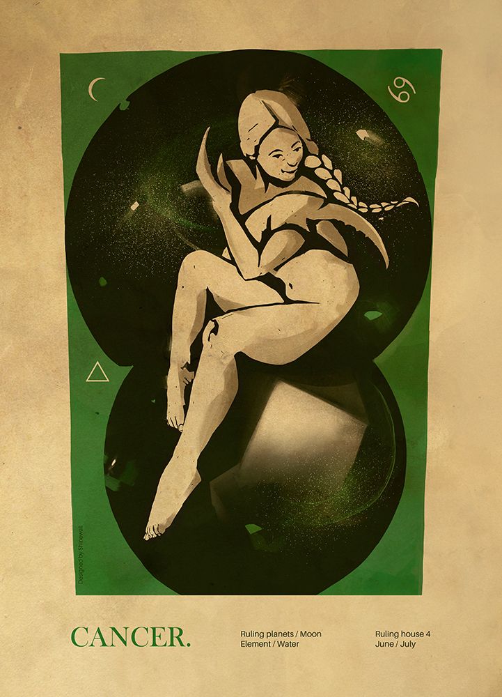 Cancer print art print by Dionisis Gemos for $57.95 CAD