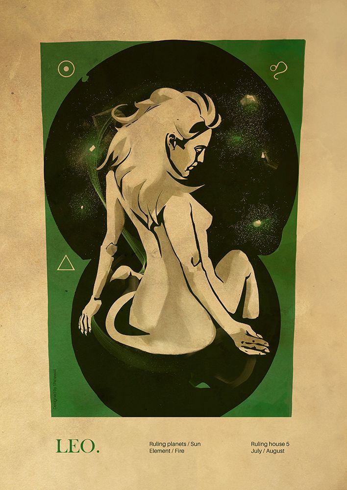 Leo print art print by Dionisis Gemos for $57.95 CAD