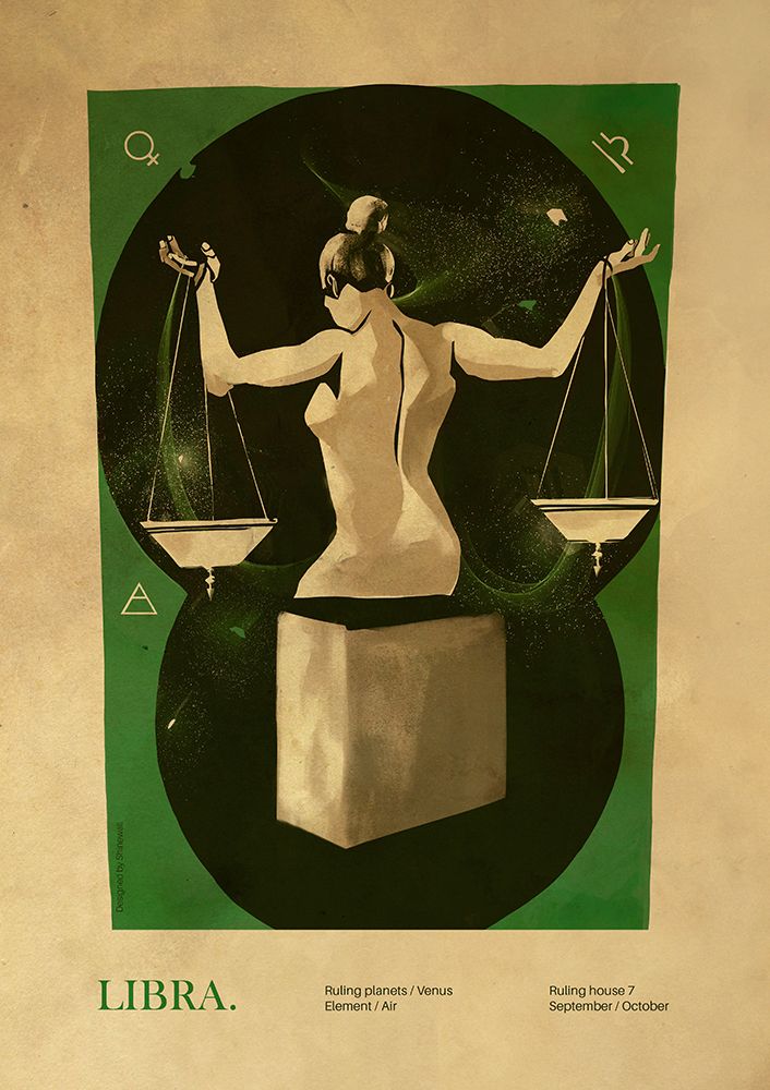 Libra print art print by Dionisis Gemos for $57.95 CAD