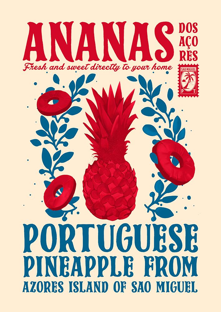 Pineapple kitchen print art print by Dionisis Gemos for $57.95 CAD