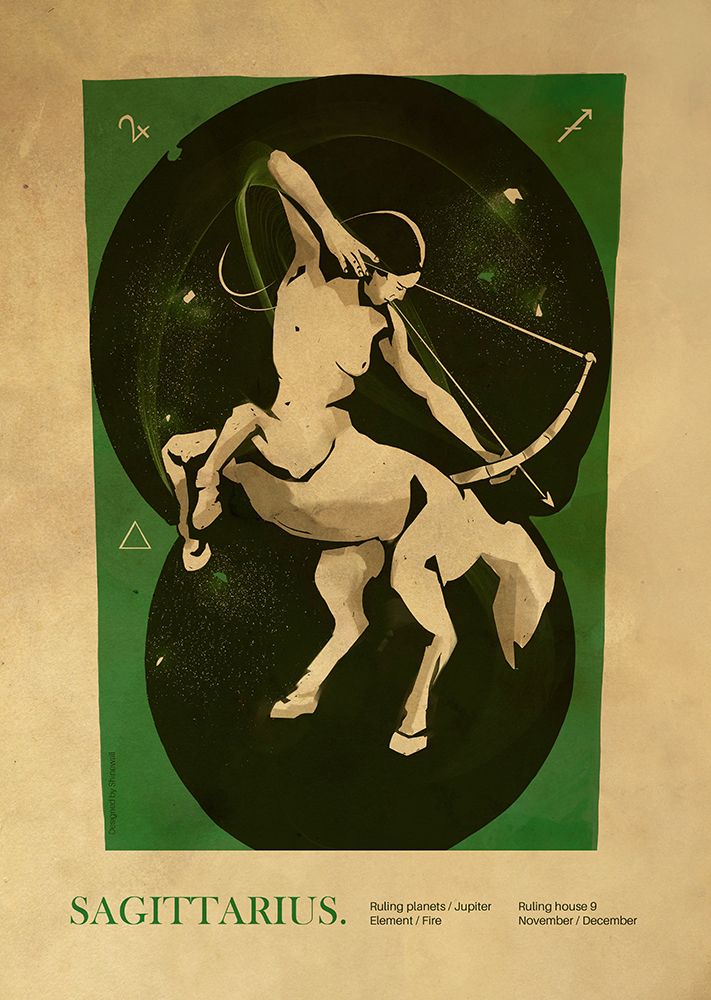 Sagitarius print art print by Dionisis Gemos for $57.95 CAD